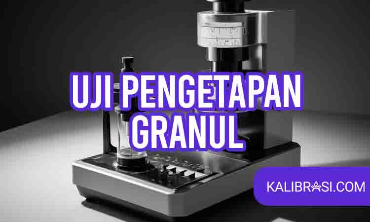 uji pengetapan granul