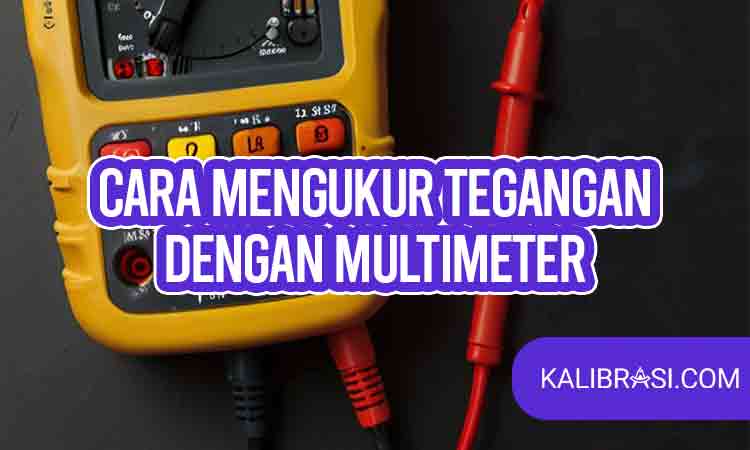 cara mengukur tegangan dengan multimeter
